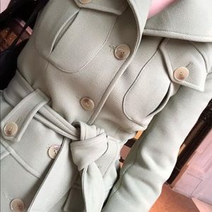 structured belted workwear jacket